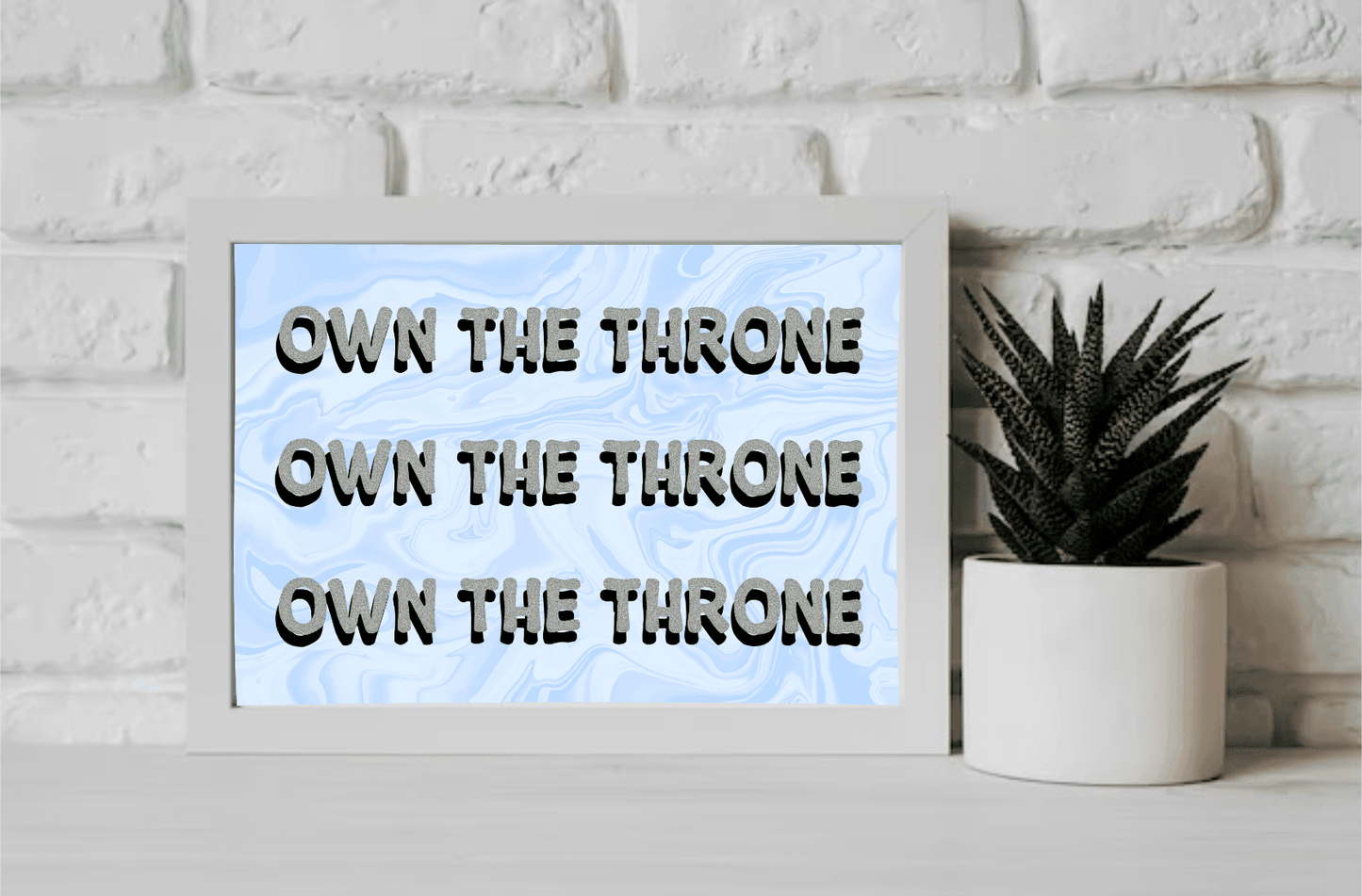 Own the Throne | Pastel Crown Aesthetic Art Print - mezetto KEOLIX KEOLIX