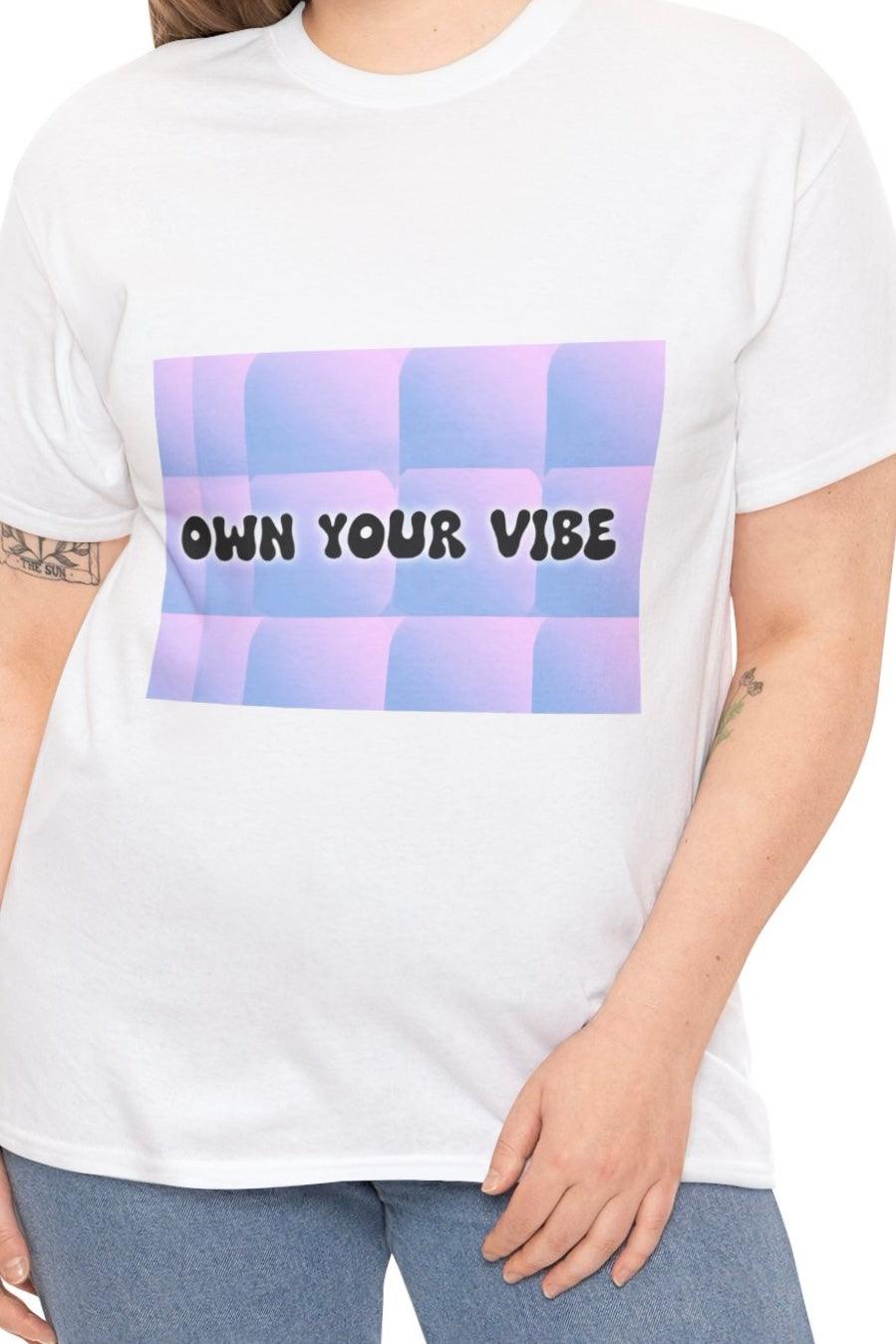 Own Your Vibe T-Shirt | Pink & Purple Empowerment Tee - mezetto KEOLIX KEOLIX