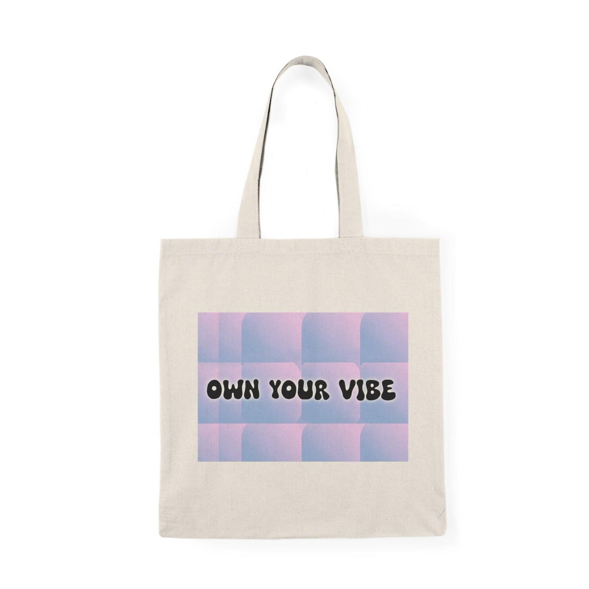 Own Your Vibe Tote – Colorful Cotton Bag - mezetto KEOLIX KEOLIX
