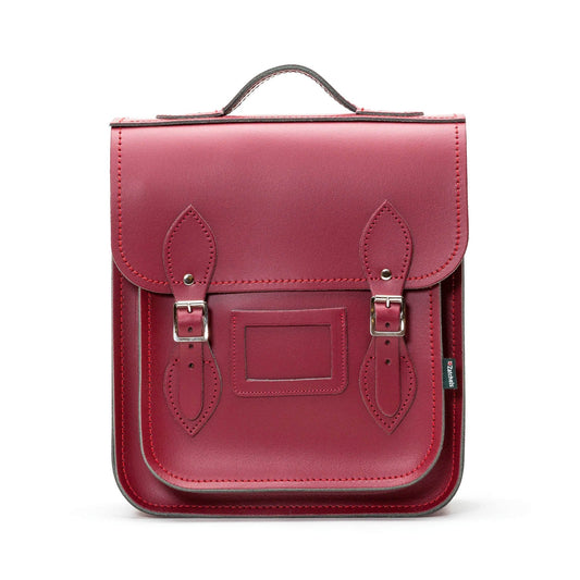 Handmade Leather City Backpack - Oxblood-0