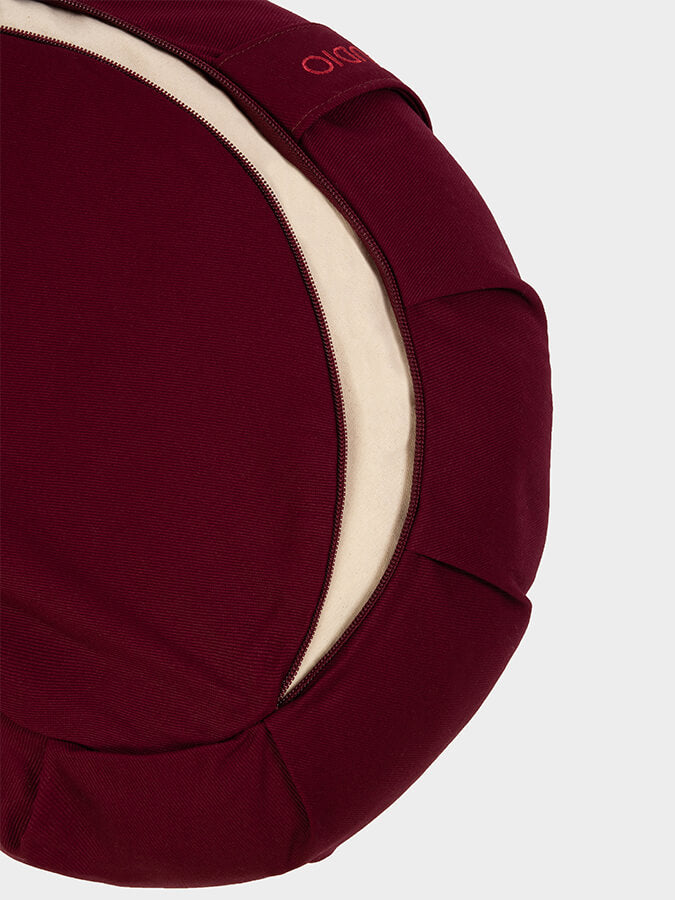 Yoga Studio European Organic Buckwheat Zafu Crescent Cushion