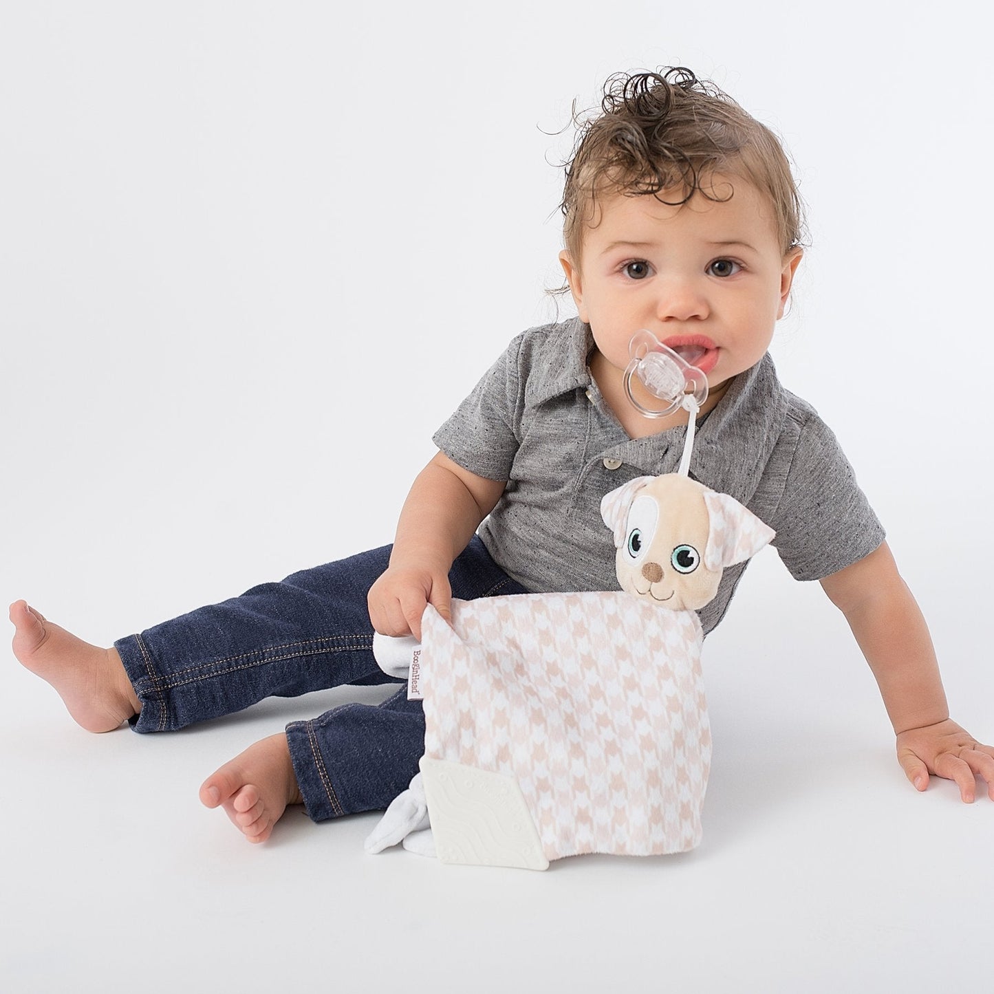 PaciPal Teether Blanket - Patch the Puppy - mezetto Baby&More Baby&More