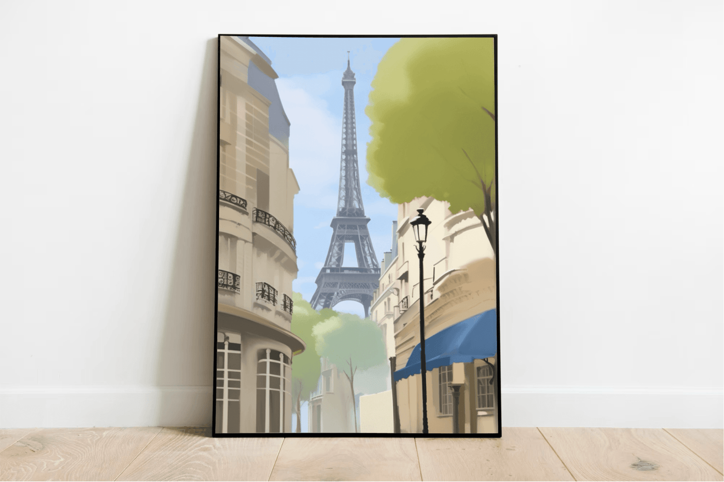 Paris Eiffel Tower Print | Romantic Parisian Wall Decor - mezetto KEOLIX KEOLIX