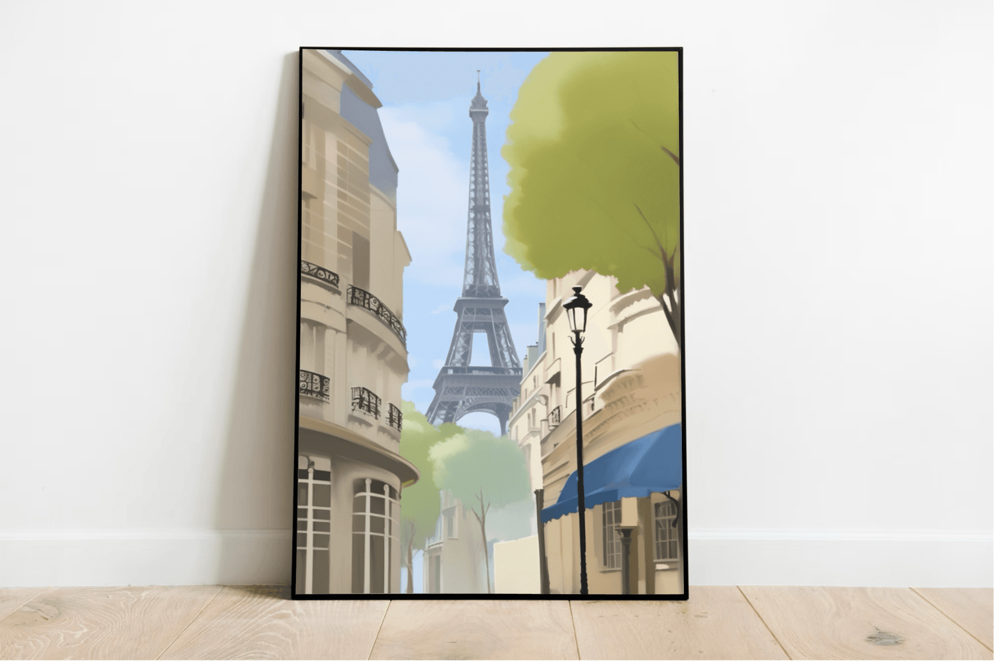 Paris Eiffel Tower Print | Romantic Parisian Wall Decor - mezetto KEOLIX KEOLIX