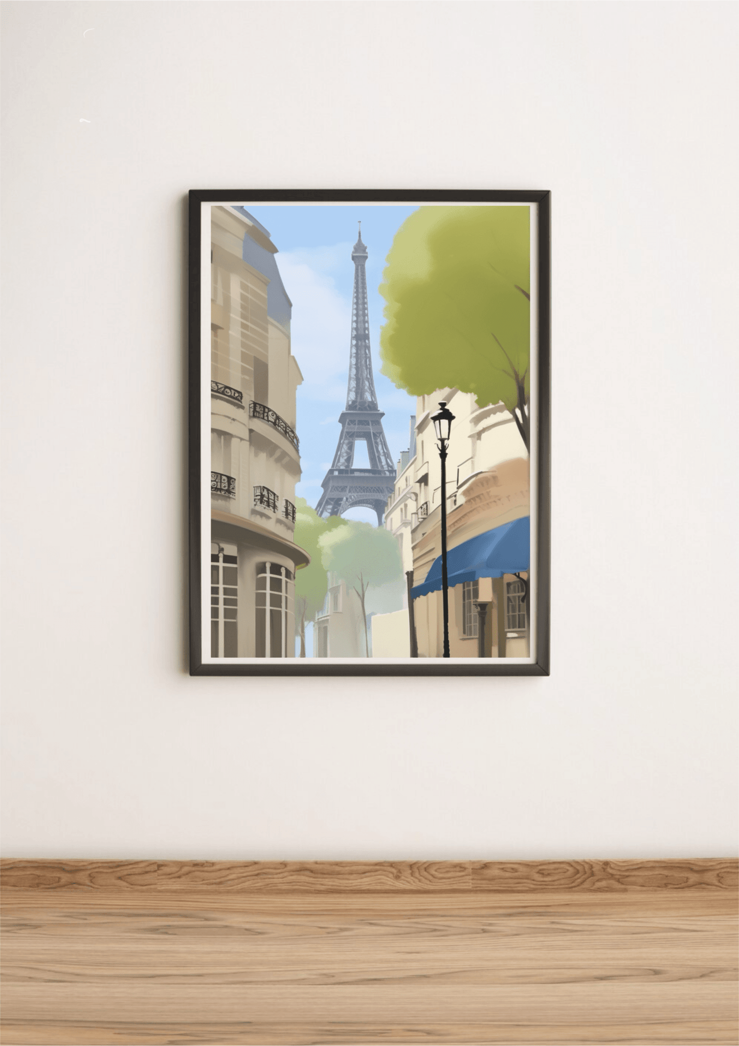 Paris Eiffel Tower Print | Romantic Parisian Wall Decor - mezetto KEOLIX KEOLIX
