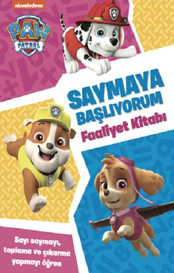 Paw Patrol Saymaya Başlıyorum Faliyet Kitabı