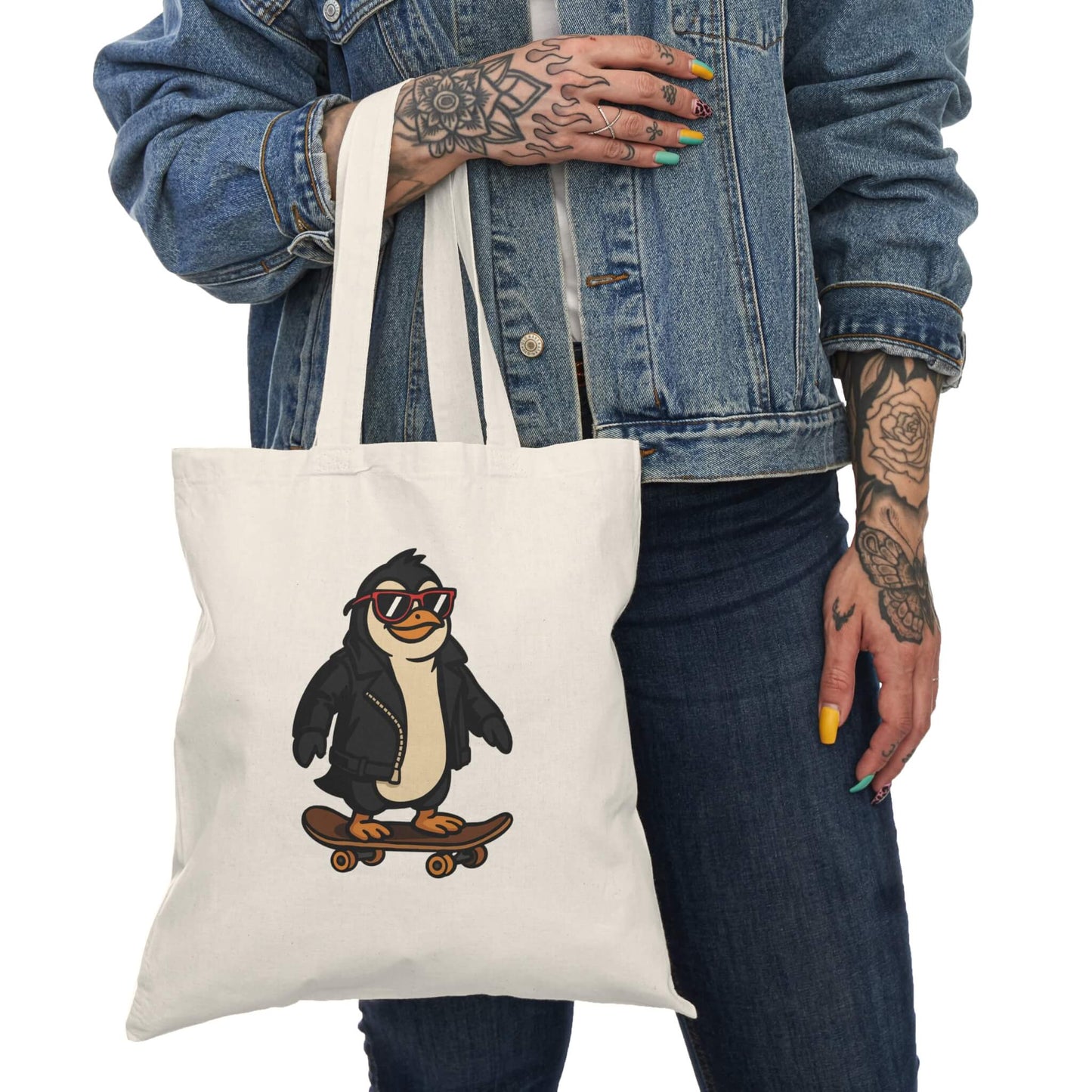 Cool Penguin Skate Club – Premium Tote Bag