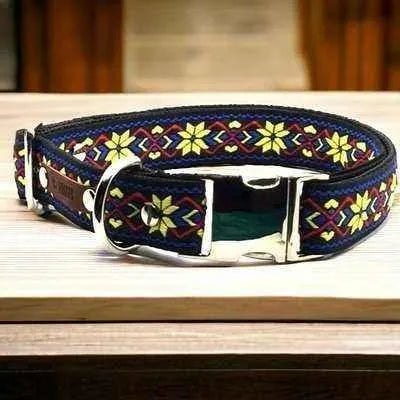 Personalised Cotton Pawfect Large Dog Collar - mezetto