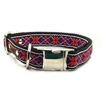 Personalised Large Breed Cotton Dog Collar - mezetto