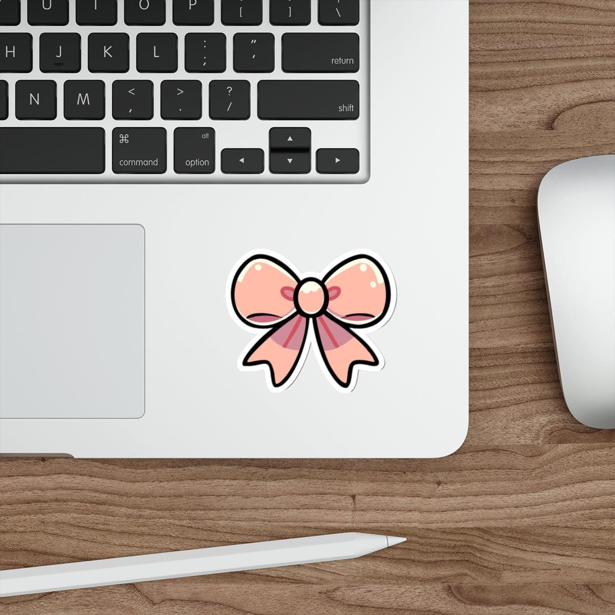 Pink Bow Sticker – Sweet, Stylish & Waterproof - mezetto KEOLIX KEOLIX