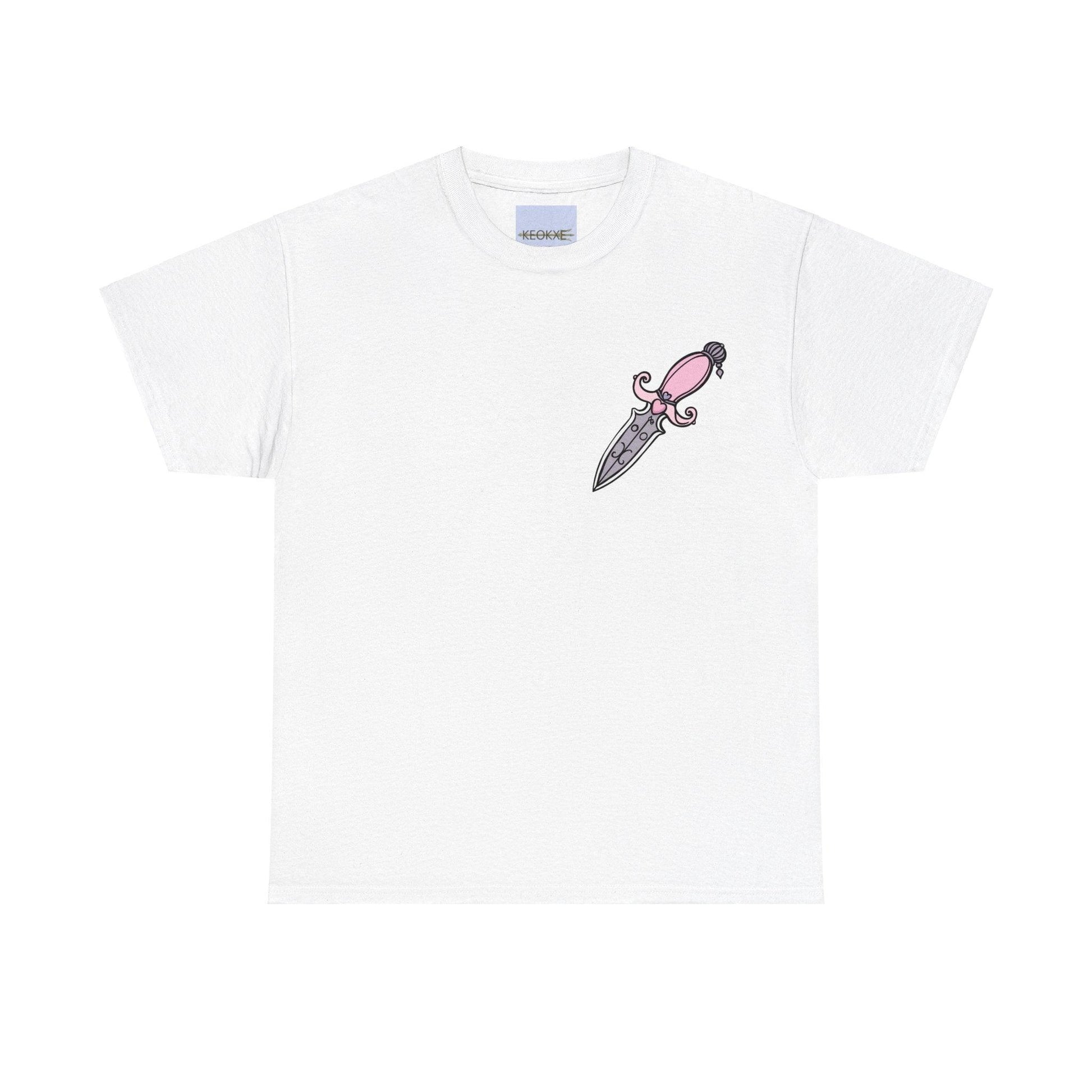 Pink Dagger – Bold & Playful Graphic T-Shirt - mezetto KEOLIX KEOLIX