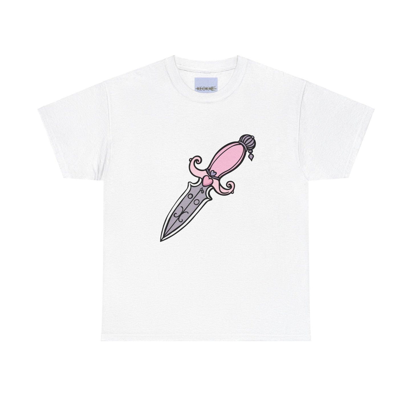 Pink Dagger – Bold & Playful Graphic T-Shirt - mezetto KEOLIX KEOLIX