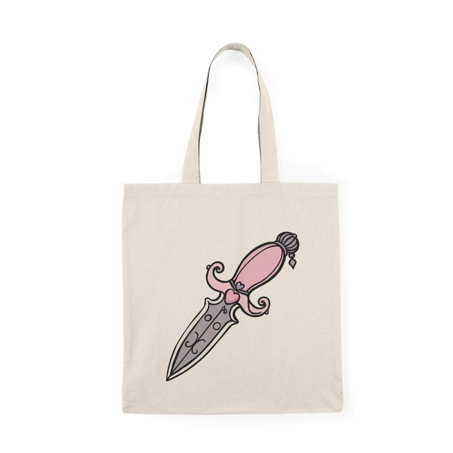 Pink Dagger Tote – Edgy Eco Bag - mezetto KEOLIX KEOLIX