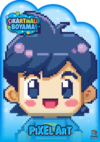 Pixel Art Zamanı – Çıkartmalı Boyama Kitabı - İthaki Yayınları Kitap