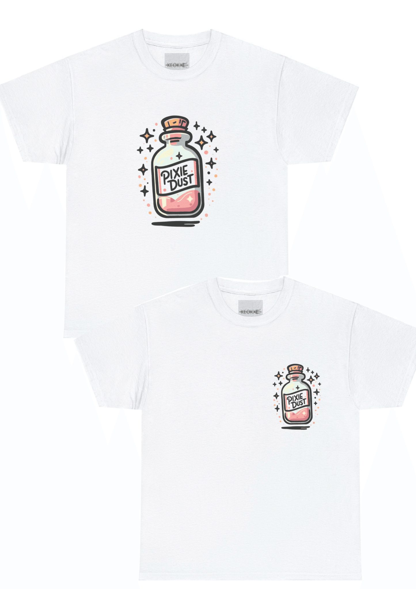 Pixie Dust Fairycore T-Shirt | Magical Potion Graphic Tee - mezetto KEOLIX KEOLIX