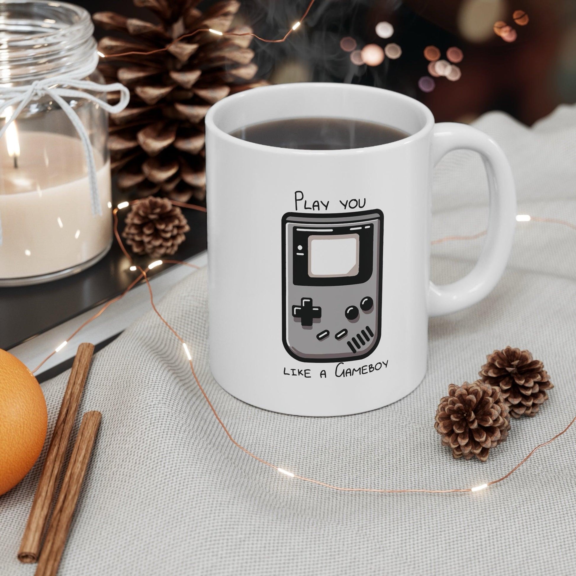 Play You Like a Gameboy Mug | Retro Gamer 11 oz - mezetto KEOLIX KEOLIX