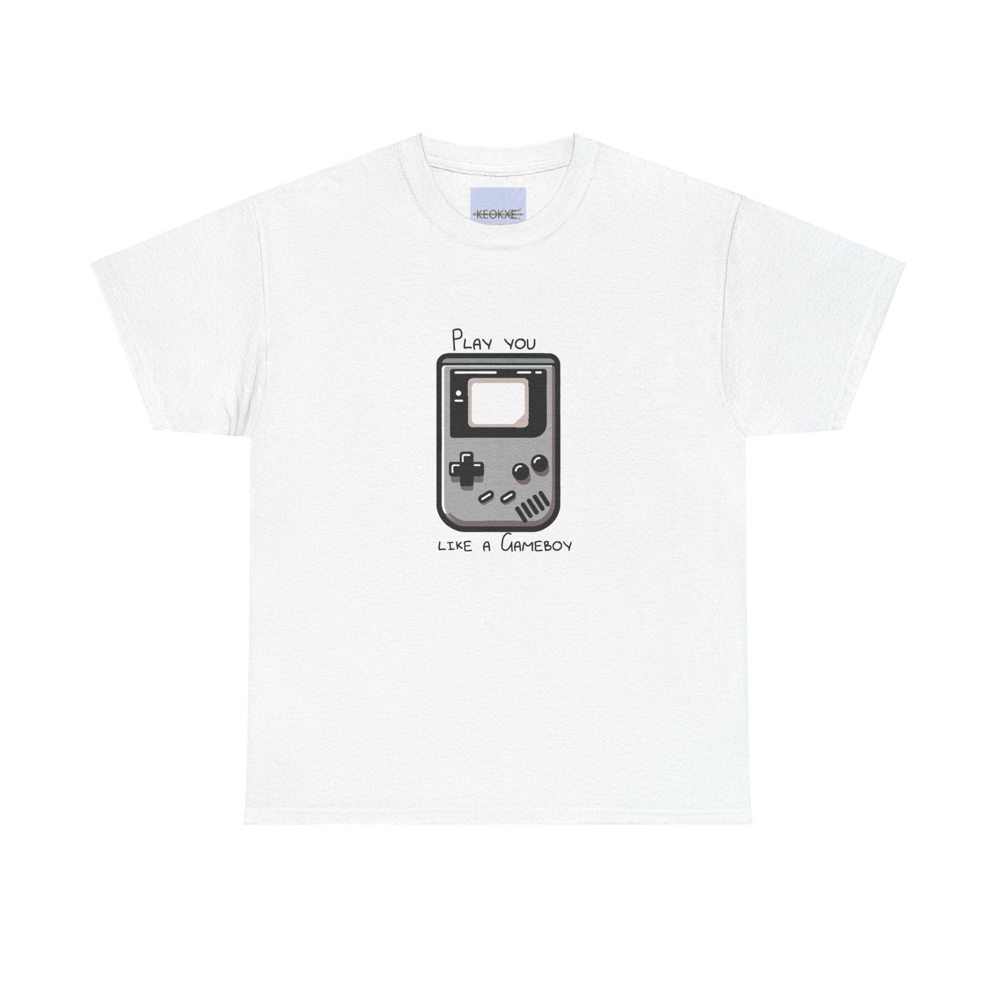 Play You Like a Gameboy T-Shirt | Retro Gamer Pun Tee - mezetto KEOLIX KEOLIX