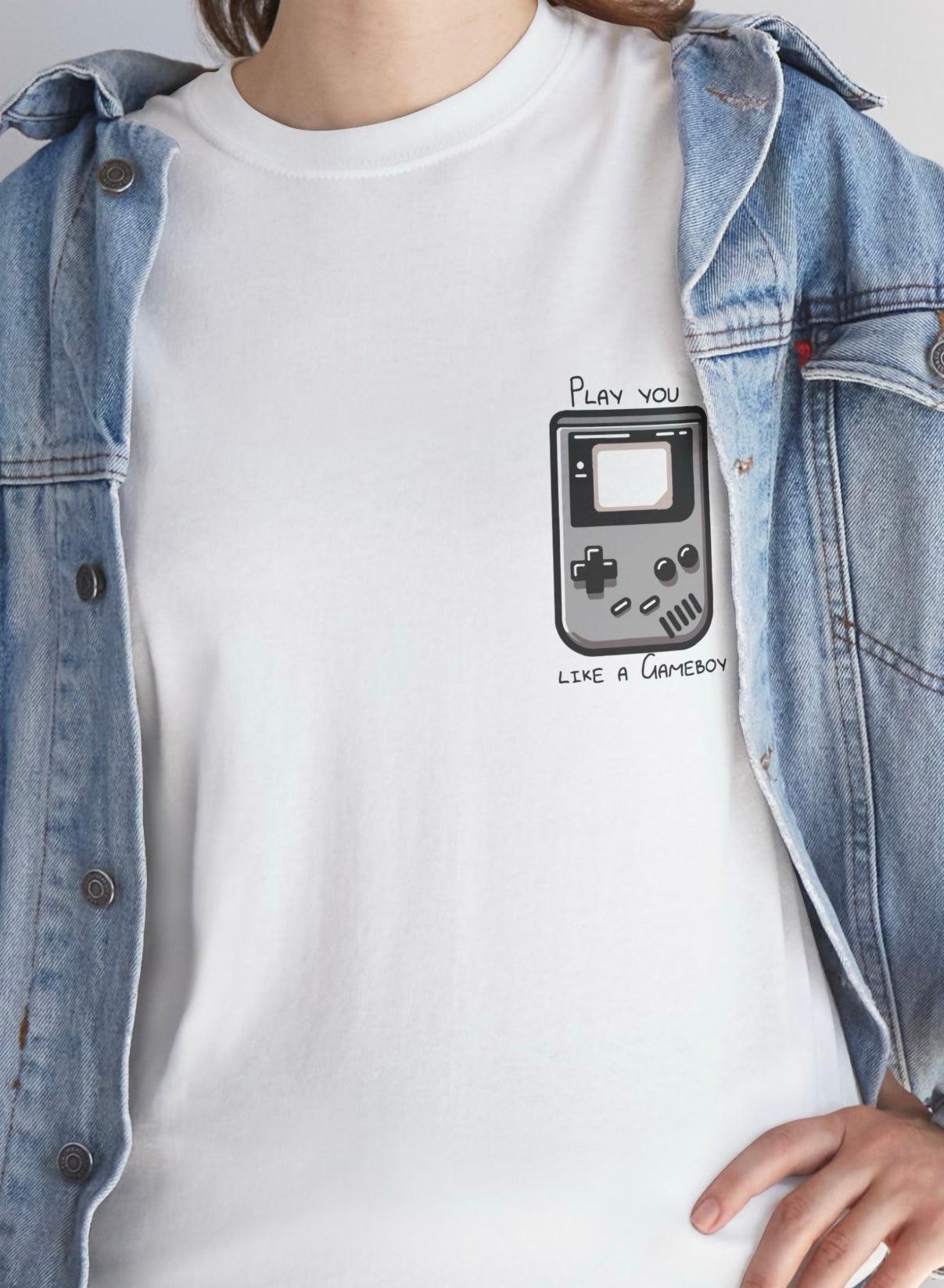 Play You Like a Gameboy T-Shirt | Retro Gamer Pun Tee - mezetto KEOLIX KEOLIX