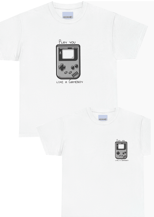 Play You Like a Gameboy T-Shirt | Retro Gamer Pun Tee - mezetto KEOLIX KEOLIX