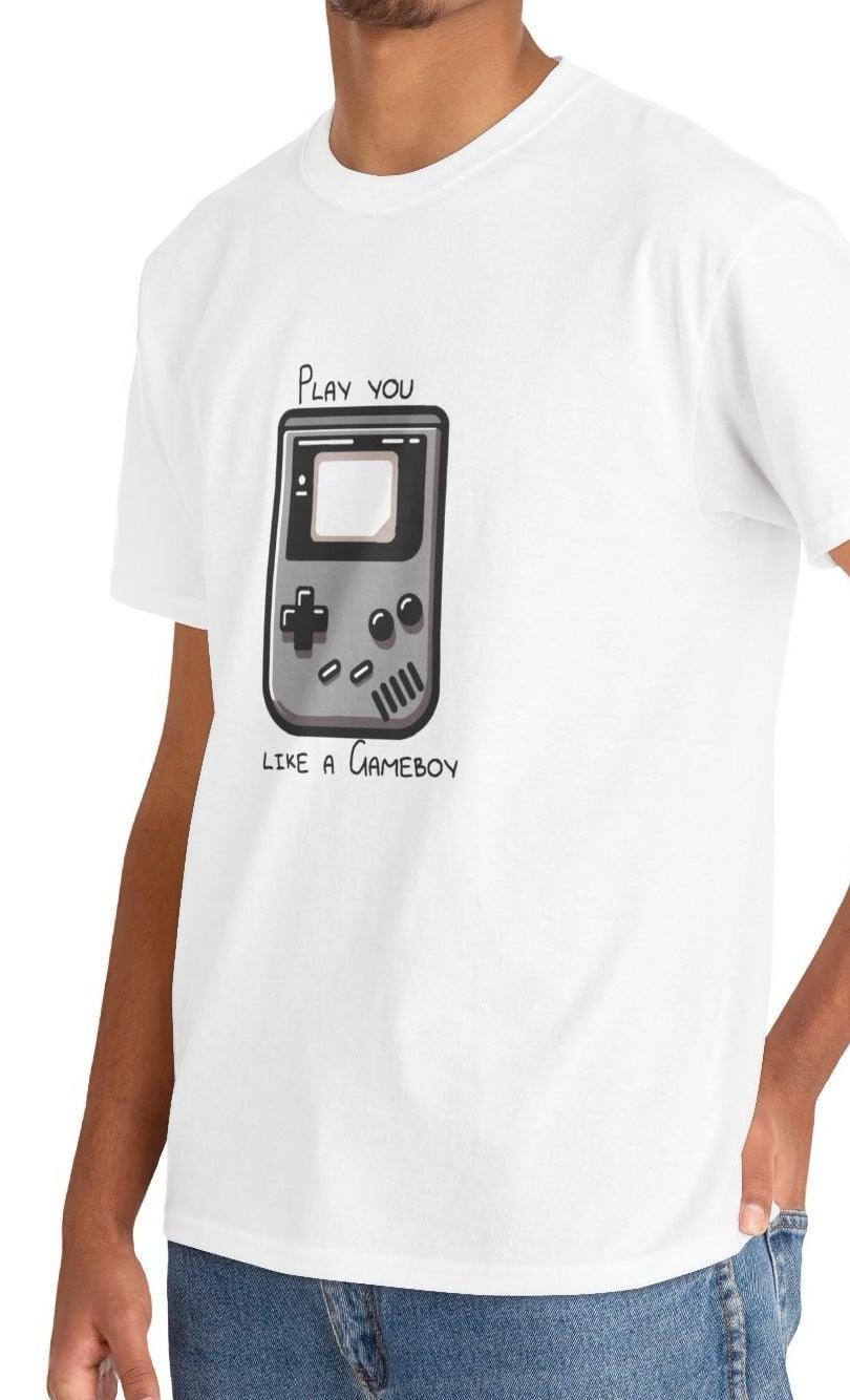 Play You Like a Gameboy T-Shirt | Retro Gamer Pun Tee - mezetto KEOLIX KEOLIX