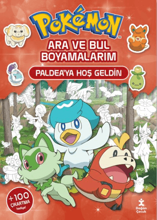 Pokemon - Ara ve Bul Boyamalarım – Paldea'ya Hoş Geldin