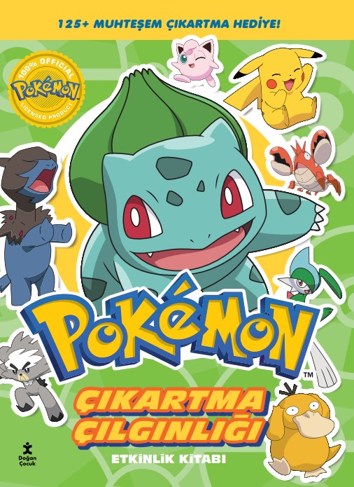 Pokemon - Bulbasaur Çıkartma Çılgınlığı Etkinlik Kitabı
