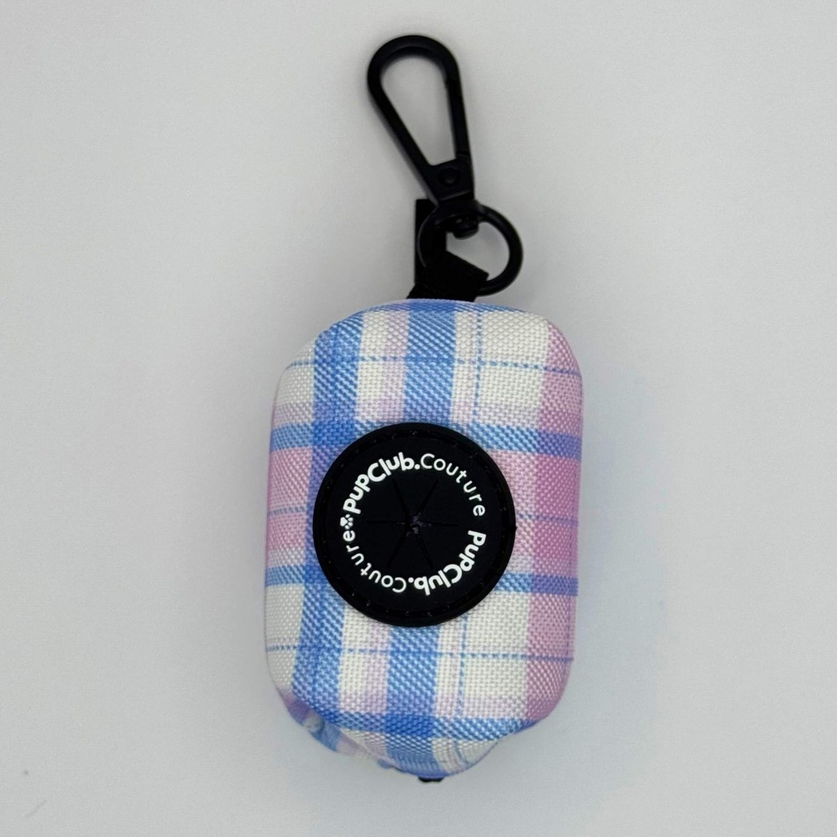 Poo Bag Holder - Pink Tartan - mezetto PupClub Couture PupClub Couture