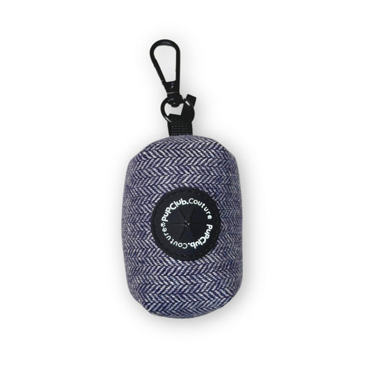 Poo Bag Holder - Tweed Blue - mezetto PupClub Couture PupClub Couture