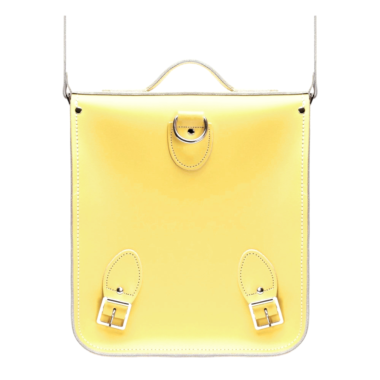 Handmade Leather City Backpack - Primrose Yellow-3