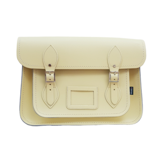 Handmade Leather Satchel - Primrose Yellow-0