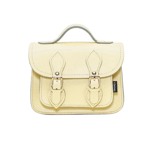 Handmade Leather Micro Satchel - Primrose Yellow-0