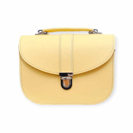 Olympia Handmade Leather Bag - Primrose Yellow-0
