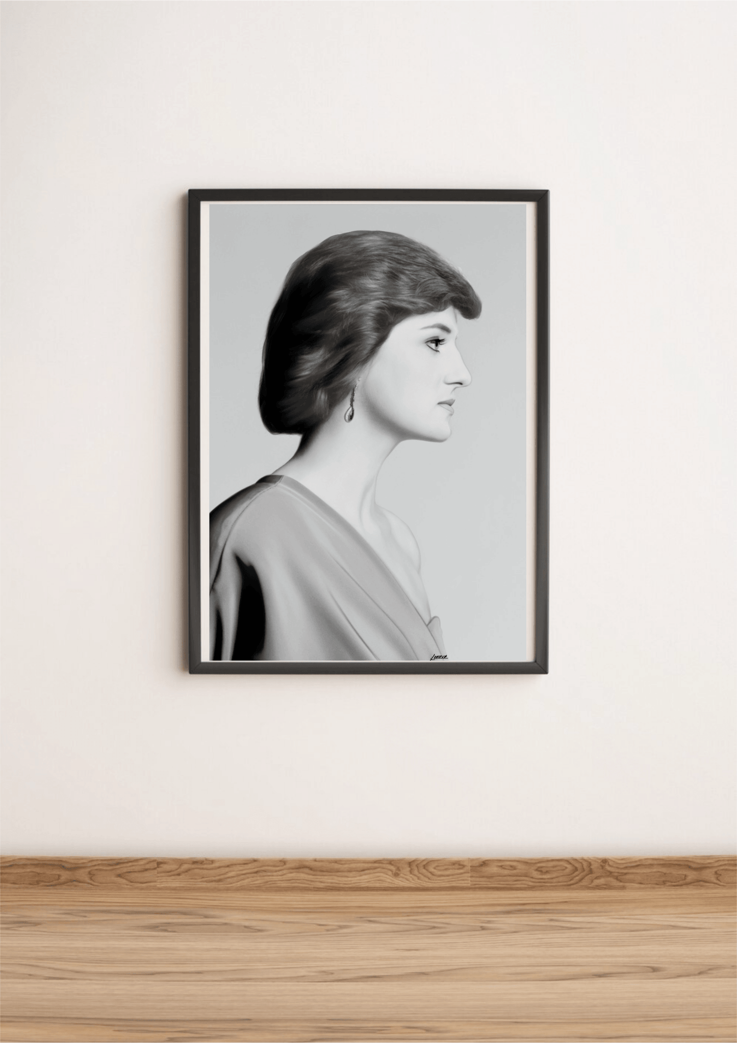 Princess Diana Tribute Print | Elegant Royal Wall Art - mezetto KEOLIX KEOLIX