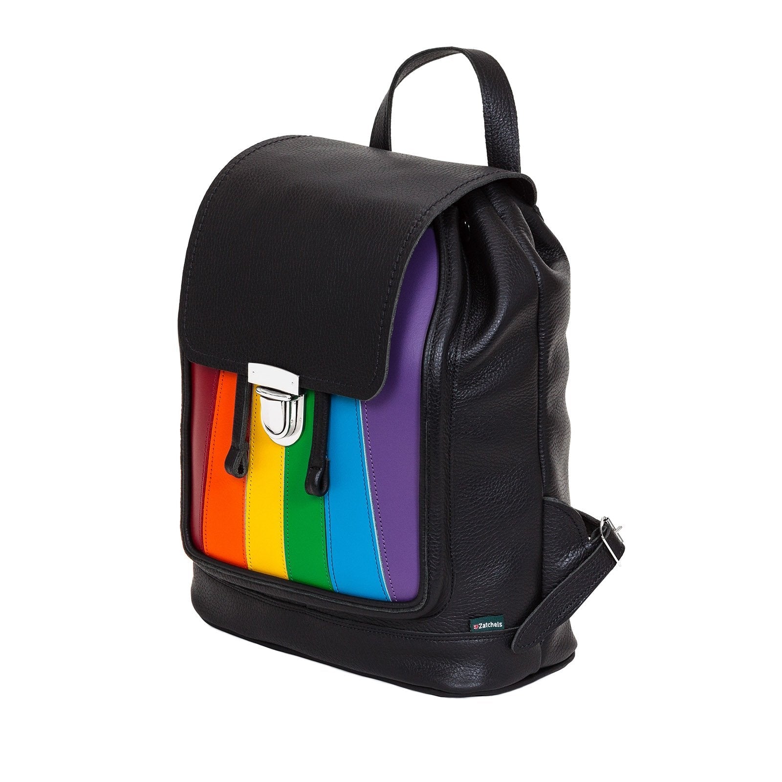 Leather Backpack - Pride Rainbow-1