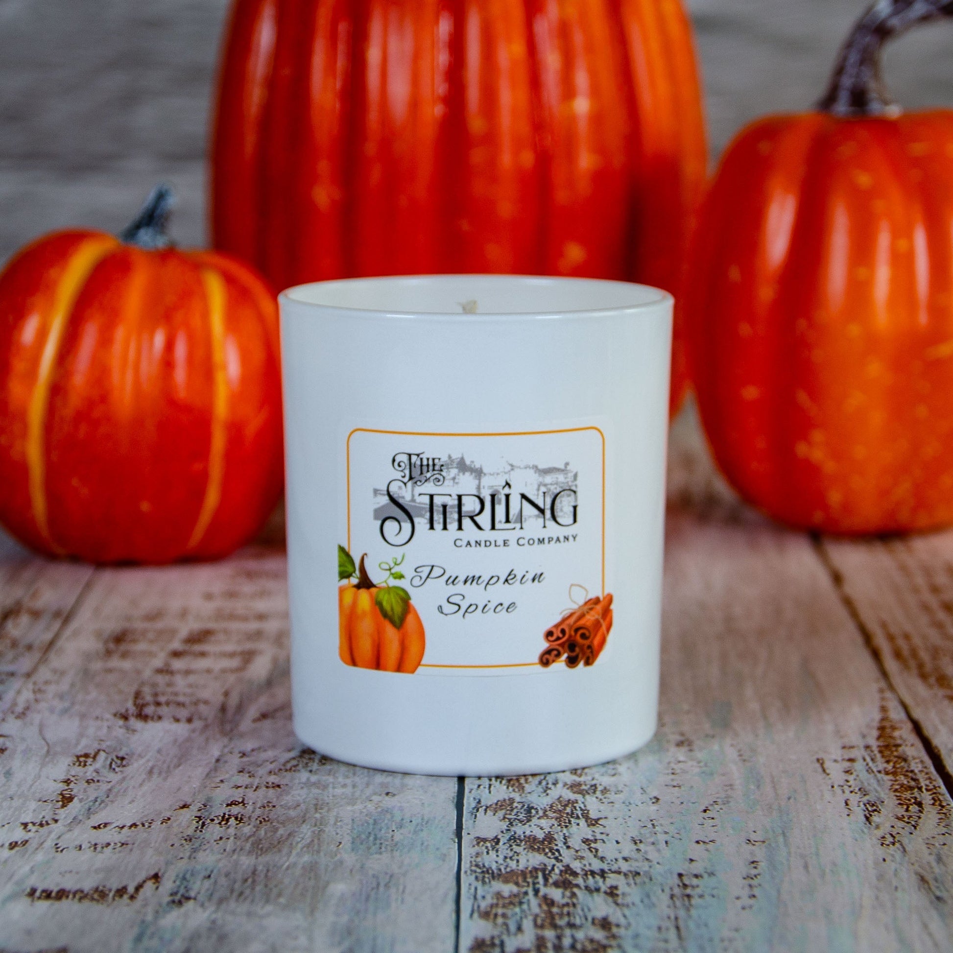 Pumpkin Spice - Large Candle - mezetto Shopify Collective The Stirling Candle Company