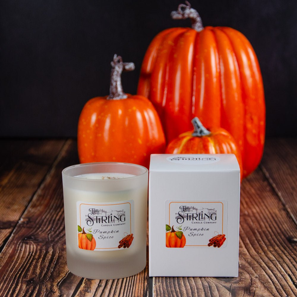 Pumpkin Spice - Medium Candle - mezetto Shopify Collective The Stirling Candle Company