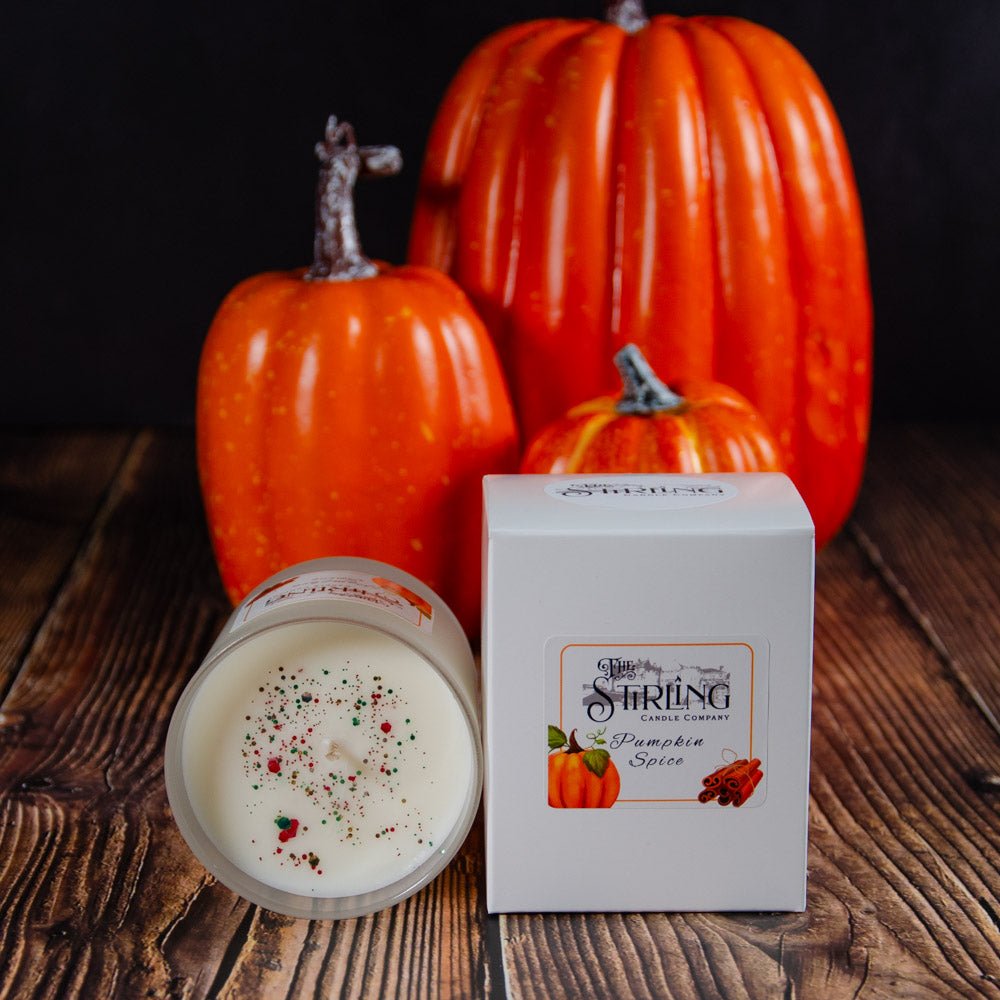 Pumpkin Spice - Medium Candle - mezetto Shopify Collective The Stirling Candle Company