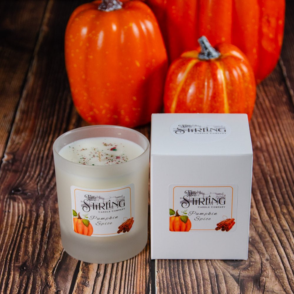Pumpkin Spice - Medium Candle - mezetto Shopify Collective The Stirling Candle Company