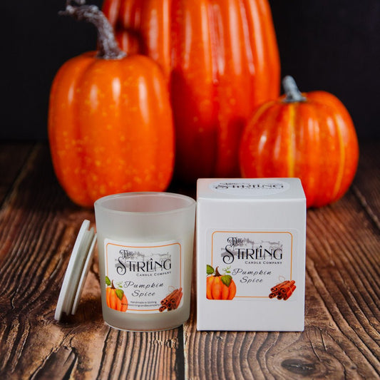Pumpkin Spice - Small Candle - mezetto Shopify Collective The Stirling Candle Company