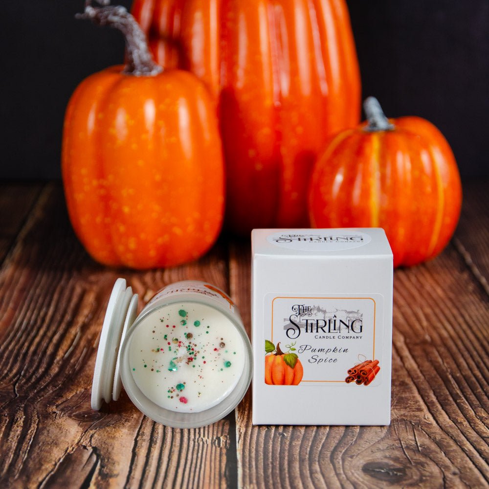 Pumpkin Spice - Small Candle - mezetto Shopify Collective The Stirling Candle Company