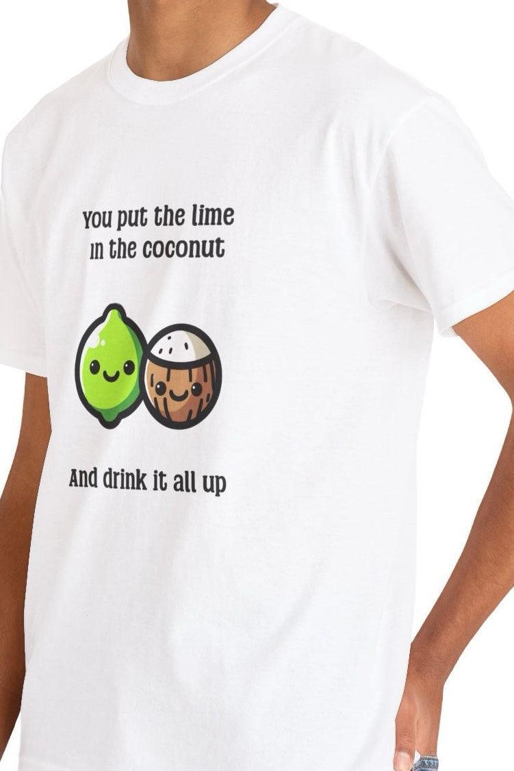 Put the Lime in the Coconut T-Shirt | Tropical Funny Tee - mezetto KEOLIX KEOLIX