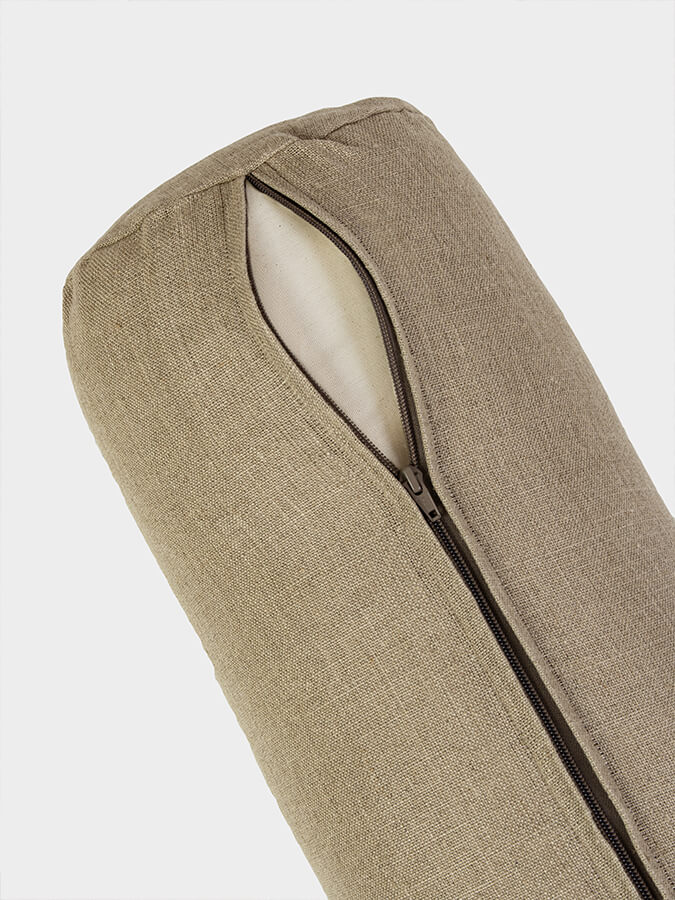 Yoga Studio Organic Buckwheat Hemp Lotus Meditation Bolster Cushion