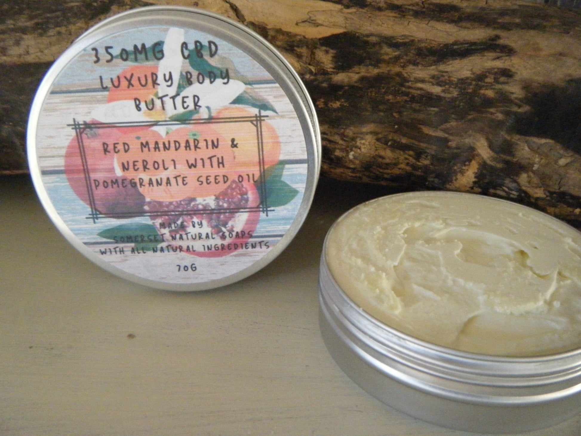 Red Mandarin & Neroli CBD Luxury Body Butter - mezetto Shopify Collective Somerset Natural Soaps