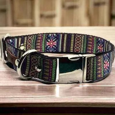 Regal Paws Cotton Delight Dog Collar - mezetto
