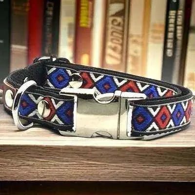 Regal Paws Petite Cotton Dog Collar - mezetto