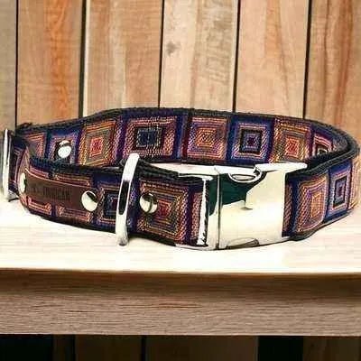 Regal Pup Personalised Cotton Collar - mezetto