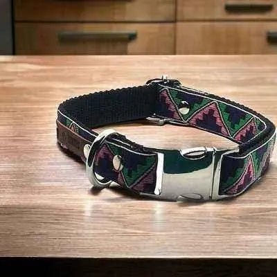 RegalPaws Personalised Pup Charm Cotton Collar - mezetto