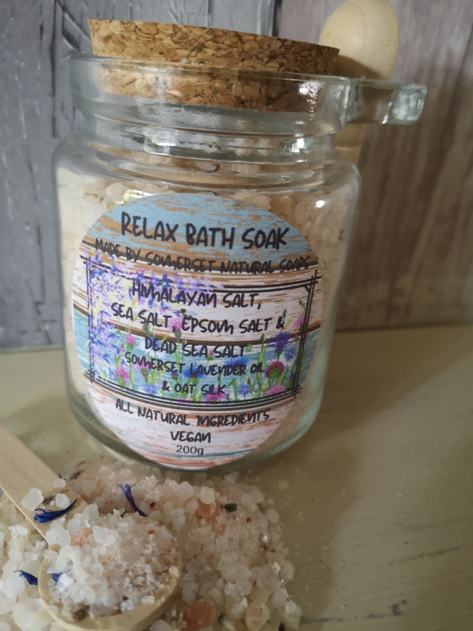 Relax Bath Soak - mezetto Shopify Collective Somerset Natural Soaps