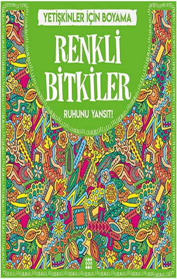 Renkli Bitkiler &amp; Büyükler İçin Boyama