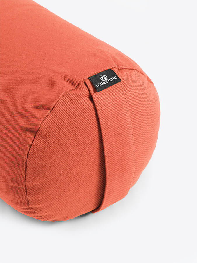 Yoga Studio Organic Cotton Buckwheat Lotus Meditation Bolster Cushion